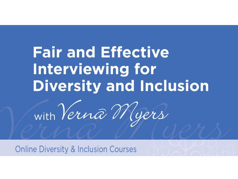 New TVMC-U Course – Fair and Effective Interviewing for Diversity and Inclusion